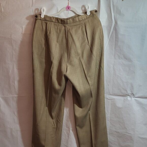 Westbound, Not Worn, Brown & Tan Houndstooth Pattern Women's Pantss, Size 12 - Picture 2 of 6